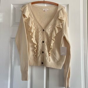 Lauren Conrad cream-color cardigan!!!